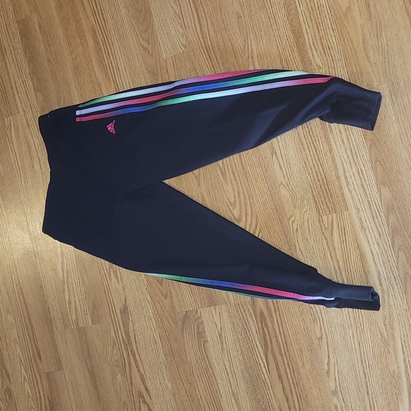 New Adidas multicolored strip jogger sweatpants size  XL(16) - Picture 4 of 5